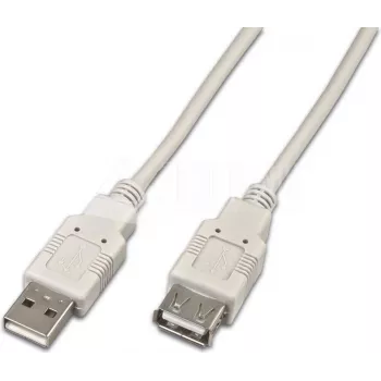 Wirewin USB A-A MF 1.0 GR USB kabel 1 m USB 2.0 sivi