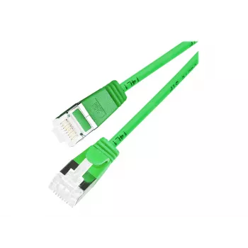 Wirewin PKW-LIGHT-STP-K6A 5.0 GN Cat 6a U/FTP Slim Ethernet patch kabel, zeleni, 5 m