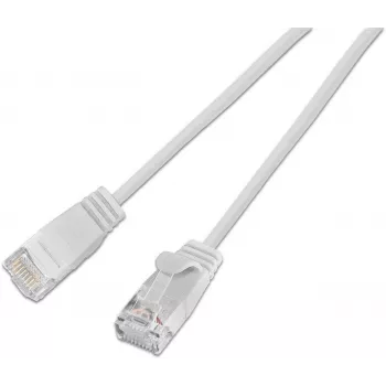 Wirewin SLIM KAT6A 10 Gigabit Light patch kabel okrugli, U/UTP, Ø 3,6 mm, bijeli (SLIM-L-UU-K6A 0.1 WT)