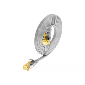 Wirewin Cat6a U/FTP Slim patch kabel RJ45 utikač na utikač, 1m, sivi PKW-STP-SLIM-K6A 1.0