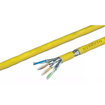 Wirewin VKW SFTP K7A LSOH3 500SX Cat.7a S/FTP mrežni kabel u velikom pakiranju, žuti, 500m