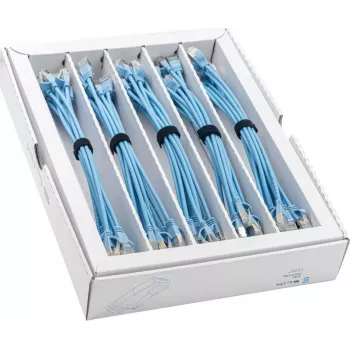 Wirewin SLIM-LS-K6A 0.25 BL 50 Cat.6A U/FTP Slim Ethernet patch kabel, 0,25m, plavi, 50 komada