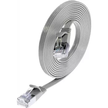 Wirewin SLIM S6 1,5 m sivi Cat.6 Slim STP (PIMF) Ethernet patch kabel PKW-STP-SLIM-KAT6 1.5