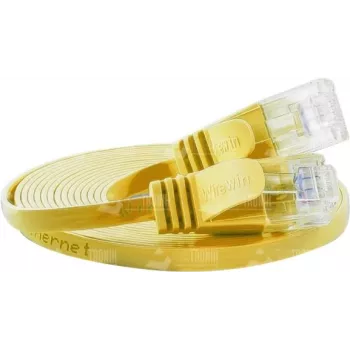 Wirewin Cat.6 U/UTP Slim patch kabel, 0,15 m, žuti PKW-SLIM-KAT6 0.15 GE