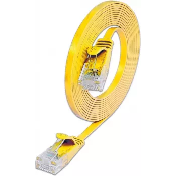 Wirewin Cat.6 U/UTP Slim patch kabel, 0,15 m, žuti PKW-SLIM-KAT6 0.15 GE
