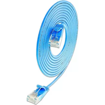 Wirewin Triotronik PKW-LIGHT-K6 1.0 BL Cat6 UTP Ethernet patch kabel, RJ45 utikač na utikač, 1 m, plavi