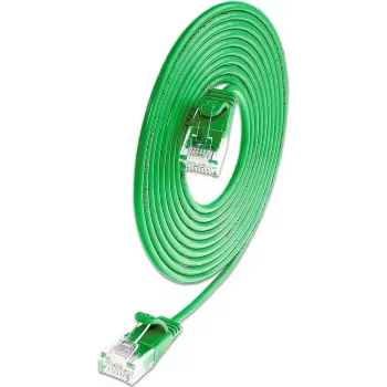 Wirewin SLIM KAT6A 10 Gigabit Light patch kabel okrugli, U/UTP, Ø 3,6 mm, zeleni (SLIM-L-UU-K6A 0.15 GN)