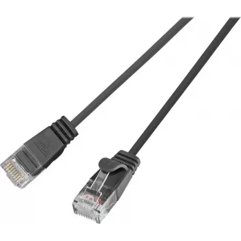 Wirewin SLIM UL6 2 SW - Cat.6 SLIM-Light kabel, U/UTP, 2,0 m, crni (PKW-LIGHT-K6 2.0 SW)