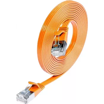 Wirewin SLIM S6 1,5 m narančasti Cat.6 Slim patch kabel STP (PIMF) RJ45 PKW-STP-SLIM-KAT6 1.5 OR