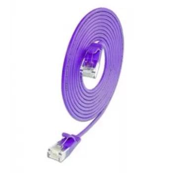Wirewin SLIM KAT6A 10 Gigabit Light patch kabel, U/UTP, Ø 3,6 mm, ljubičasti, 1,5 m SLIM-L-UU-K6A 1.5 VT