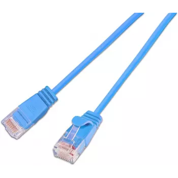 Wirewin Cat.6A U/UTP 10G Slim patch kabel, RJ45, 10 m, plavi SLIM-L-UU-K6A 10.0 BL