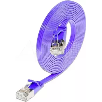 Wirewin Triotronik PKW-STP-SLIM-KAT6 25.0 VT Cat6 U/FTP Slim patch kabel, RJ45 utikač na utikač, 10/100/1000Base-T, ljubičasti
