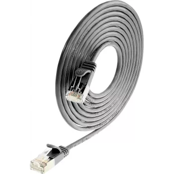 Wirewin Triotronik PKW-LIGHT-STP-K6 1.0 SW Cat6 STP patch kabel, RJ-45 utikač na utikač, 1m, crni