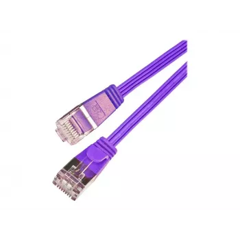 Wirewin SLIM S6 7.5 VT - Cat.6 Slim patch kabel, STP (PIMF), 7,5 m, ljubičasti PKW-STP-SLIM-KAT6 7.5 VT
