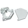Wirewin WKS DIN Rail Kit - Keystone Jack DIN Rail Mounting Bracket, Plastic, Grey