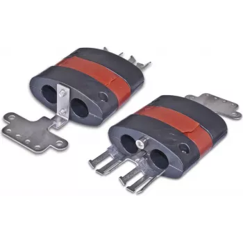 Optotec silikonski set za brtvljenje kabela hladnim skupljanjem za 2 kabela (12-20mm), ovalni FTTx (FOCUS-ODCKIT-CCSO-2X20)