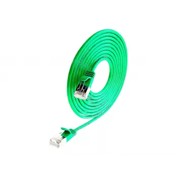 Wirewin Triotronik PKW-LIGHT-STP-K6 5.0 GN Cat6 STP patch kabel, RJ-45 utikač na RJ-45 utikač, 5 m, zeleni