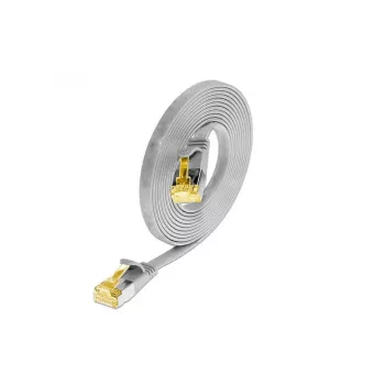 Wirewin Cat6a U/FTP Slim Ethernet patch kabel 0,1m sivi PKW-STP-SLIM-K6A 0.1