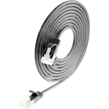 Wirewin Light patch kabel okrugli U/FTP Cat 6a crni 0,1m tanak fleksibilan tanki kabel za posebne primjene PoE (PKW-LIGHT-STP-K6A 0.1 SW)
