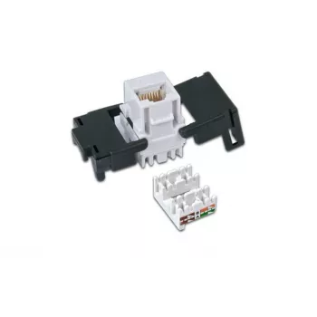 Wirewin WKS JACK KAT6A UTP Keystone modul, neoklopljeni, RJ45, bez alata, bijeli