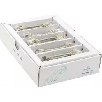 Wirewin SLIM KAT6A 10 Gigabit Light patch kabel, 0,1m, U/FTP, Ø3,8mm, sivi, 50 komada (SLIM-LS-K6A 0.1 50)