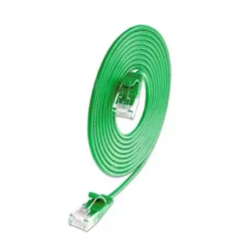 Wirewin SLIM KAT6A 10 Gigabit Lightpatch kabel okrugli, U/UTP, Ø 3,6 mm, zeleni (SLIM-L-UU-K6A 1.5 GN)