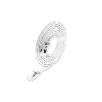 Wirewin Light patch kabel okrugli U/FTP Cat 6a bijeli 5,0m vitak, oklopljen, PoE, fleksibilni tanki kabel za posebne primjene (PKW-LIGHT-STP-K6A 5.0 WS)