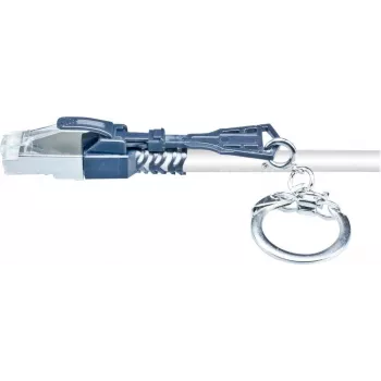 Wirewin Cat6a S/FTP patch kabel, RJ45, 0,3m, sivi PKW-SL-SFTP-KAT6A 0.3 SW