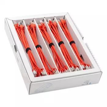 Wirewin SLIM-LS-K6A 0.25 RD 50 - Cat.6A U/FTP Slim Ethernet patch kabel, 0,25m, crveni, 50 komada
