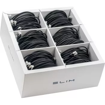 Wirewin SLIM KAT6A 10 Gigabit Light patch kabel, 1,5m, U/FTP, Ø 3,8mm, crni, 60 komada KAT6A LIGHT oklopljeni (SLIM-LS-K6A 1.5 BK 60)