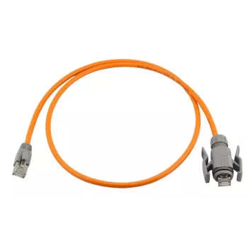 Wirewin Industrial Cat6A patch kabel, anti-UV PUR plašt, S/FTP, narančasti, IP67 RJ45, 2m PKW-I1-SF-K6A-PUR 2.0 OR