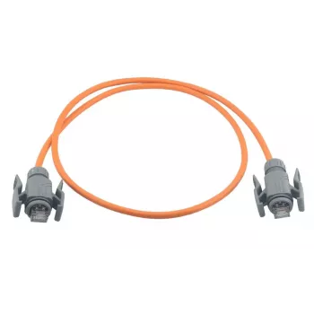 Wirewin Industrie Cat.6A S/FTP patch kabel, PUR plašt, narančasti, 1 m, IP67 RJ45 PKW-I2-SF-K6A-PUR 1.0 OR