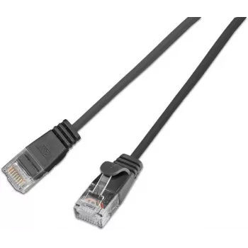 Wirewin SLIM Cat6a 10 Gigabit Slim patch kabel, U/UTP, 3,6 mm, crni, 0,15 m SLIM-L-UU-K6A 0.15 BK
