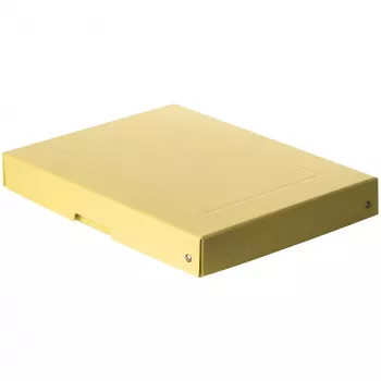 FALKEN PURE Storage Box 500 Sheets Pastel Yellow 24.0 x 32.0 x 4.0 cm, 1 pc (22001928000F)