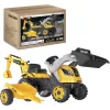 Smoby Builder Max pedalni traktor s prikolicom, žuti