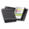 DURABLE VISIFIX 200 prstenasti registrator za posjetnice, 200 kartica, A-Z registar, crni 238558