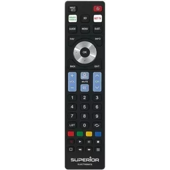SUPERIOR ELECTRONICS SUPER Ready5 S univerzalni daljinski upravljač – crni SUPTRB019