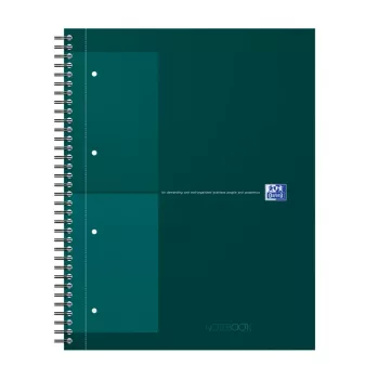 Oxford International Collegeblock bilježnica, DIN A4+, kockasta, tvrdi uvez, spiralni uvez, 80 listova 400191242