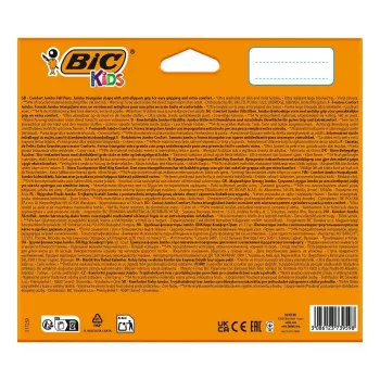 BIC KIDS Comfort Jumbo flomasteri, razne boje, pakiranje od 12 komada, vrh 1,4 mm, perivi 517250