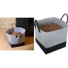 EDA torba za čuvanje peleta, filc, 60 litara, sivo-crna, kapacitet 40 kg, 1 komad 010487 G.BT