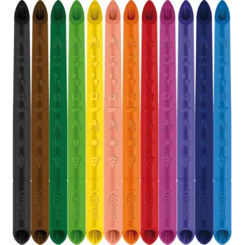 Maped COLOR'PEPS INFINITY trokutasti set bojica, 12 različitih boja, traje 10x dulje, 100% pigmentna jezgra, višekratna futrola 861602