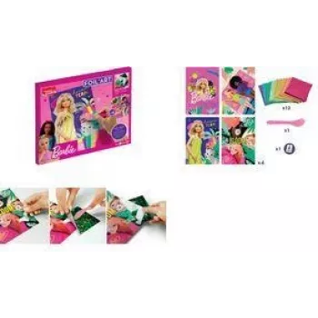 Maped Creativ Folienkunst Barbie kreativni set, 18 dijelova, set za izradu metalik folije za djecu od 7 godina 907074