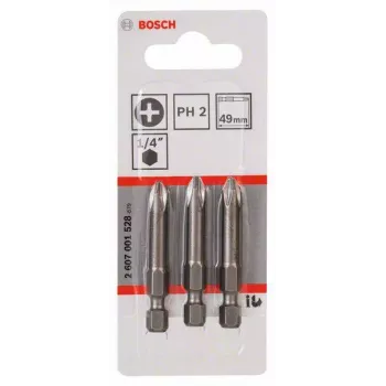 Bosch Professional Extra Hard Phillips PH2 49mm bitovi za odvijač, pakiranje od 3 kom. 2607001528