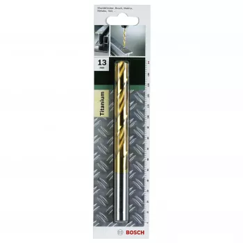 Bosch HSS Twist Drill Bit 6 mm TiN-Coated DIN 338 Cylindrical Shank 2609255100