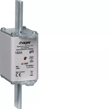 HAGER LNH2160M NH2 osigurač 160A 500V gG s indikatorom taljenja