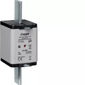 HAGER LNH2315MK NH Fuse Link 315A 500V gG Size NH2