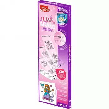 Maped Creativ Princess paket nadopune za LUMI BOARD LED svjetlosne stolove, 20 listova za precrtavanje 907096