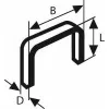 Bosch 2609200231 spajalice tip 53, širina 11,4 mm, duljina kraka 10 mm, 1000 komada