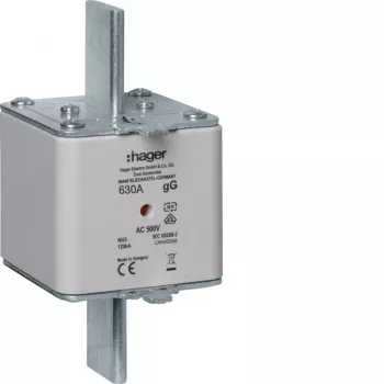 Hager LNH3630M NH3 gG uložak osigurača, 630 A, 500 V AC