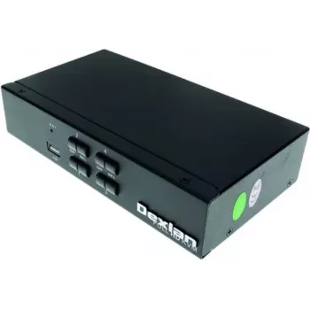 Dexlan HDMI 1.4 KVM preklopnik, 4K UHD, USB, 4 porta, stolni (061093)